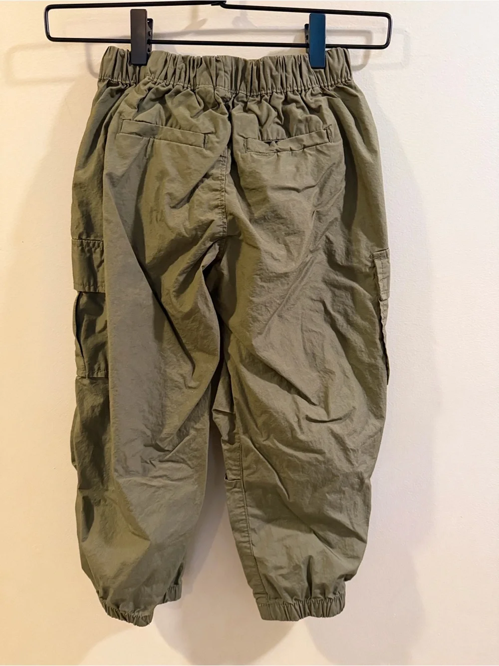 GAP Kids Olive Green Elastic Waist Cargo Pants